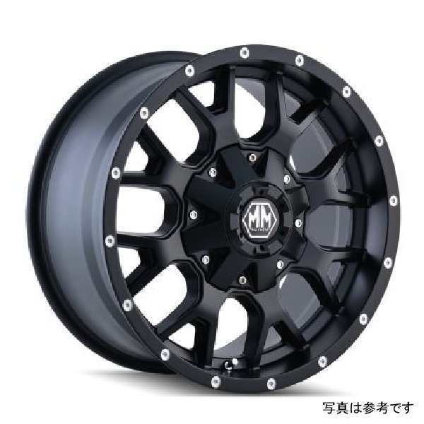 Mayhem 8015 Warrior 17x9 / 6x135 BP / -12mm Offset / 106mm Hub Matte Black Wheel may8015-7937MB WO店の通販は