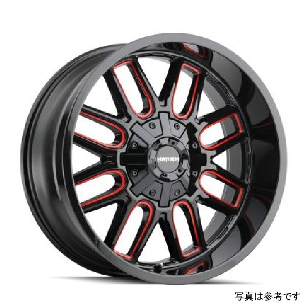 Mayhem 8107 Cogent 20x12 / 8x165.1 BP / -51mm Offset / 130.8mm Hub Black w/ Prism Red Wheel may8107-2276BTR WO店の通販は 49,062円