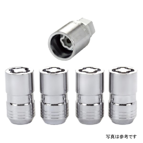 McGard Wheel Lock Nut Set - 4pk. (Cone Seat) M14X1.5 / 21mm & 22mm Dual Hex / 1.639in. L - Chrome mcg24215 WO店の通販は 7,003円