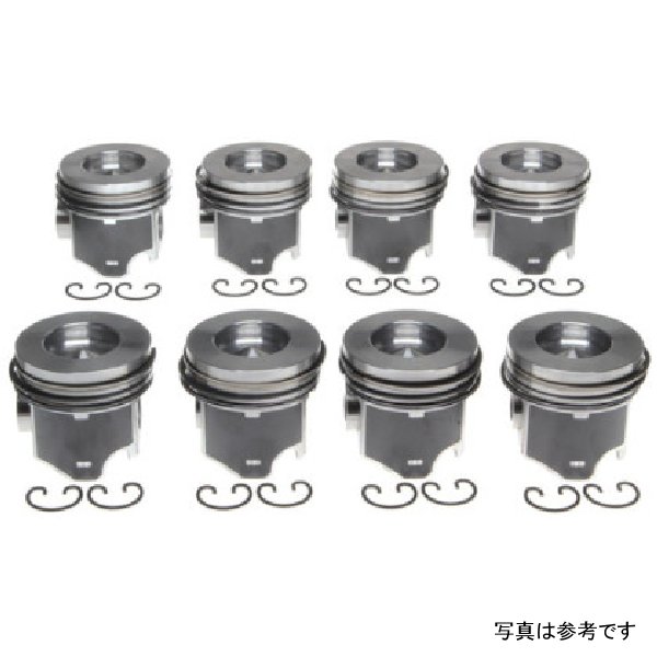 Mahle OE Cummins B 5.9L 020 05-HO 17.1:1 CR Vin C Eng ETH ピストン セット (Set of 6) MHL2243673020 WO店