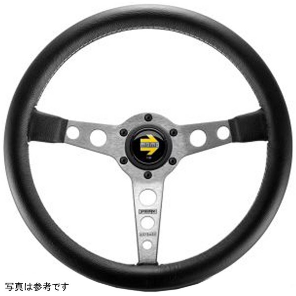 Momo Prototipo ステアリングホイール 350 mm ブラック Leather