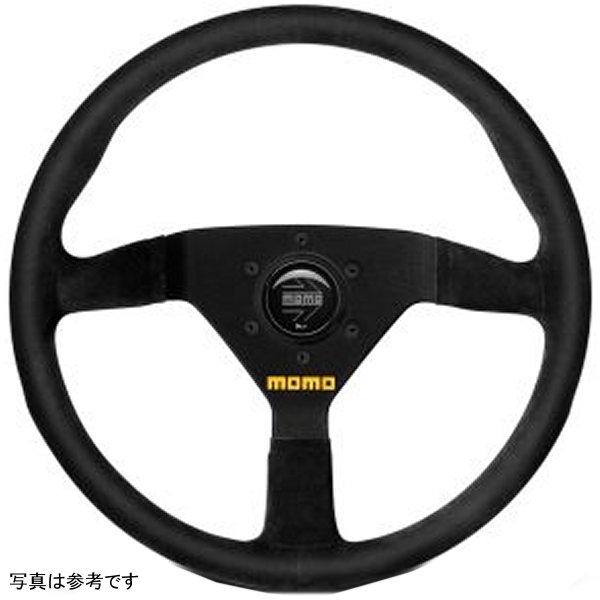 Momo MOD78 ステアリングホイール 320 mm ブラック Suede/ブラック Spokes MOMR1909-33S WO店