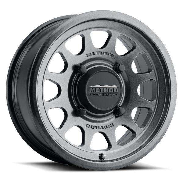 Method MR414 Bead Grip 15x10 / 6+4/25mm Offset / 4x156 / 132mm CB Graphite Wheel mrwMR414510461264 WO店
