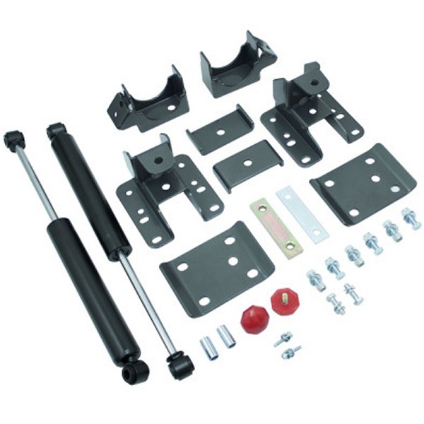 MaxTrac 07-16 GM C/K1500 2WD/4WD 5-6in リア Adj. Lowering Flip Kit