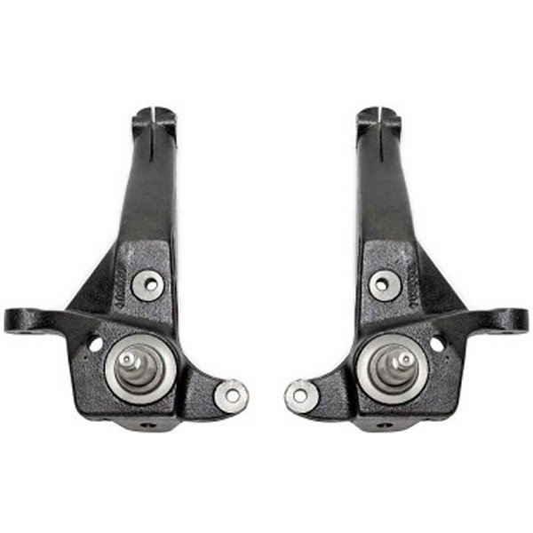 MaxTrac 01-09 フォード Ranger 2WD w/Torsion Bar Susp. (Non Stabilitrak) 4in フロント Lift Spindles MXT703030C WO店