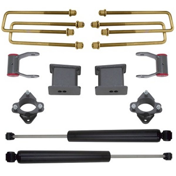 MaxTrac 07-16 GM C1500 2WD w/Cast Steel Susp. 5in リア Lift Kit MXT901355 WO店