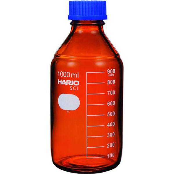 NBB1LSCI ハリオサイエンス(株) HARIO ボトル 耐熱ねじ口瓶(茶) 1000ml NBB1LSCI-TN WO店