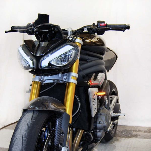 New Rage Cycles 21+ Triumph Speed Triple 1200 RS Front Turn Signals newTRIPLE-FB WO店