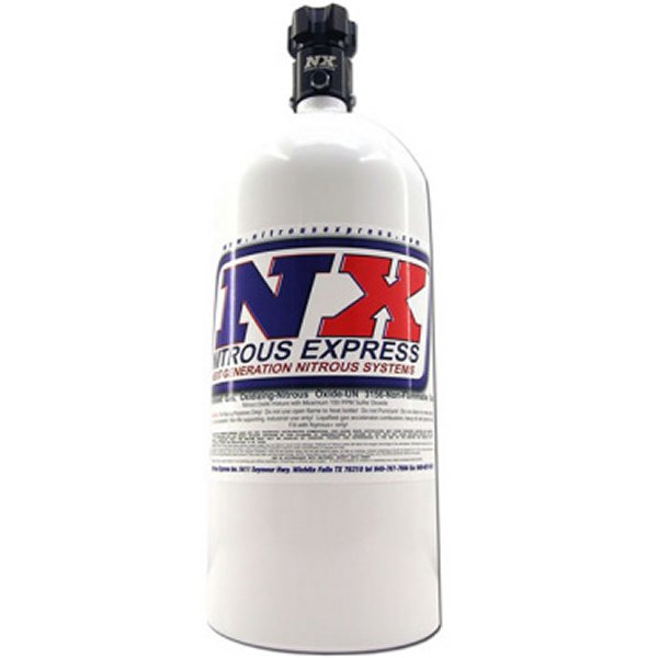 Nitrous Express 10lb ボトル w/ライトning 500 バルブ (6.89 Dia x 20.19 Tall) NEX11100 WO店