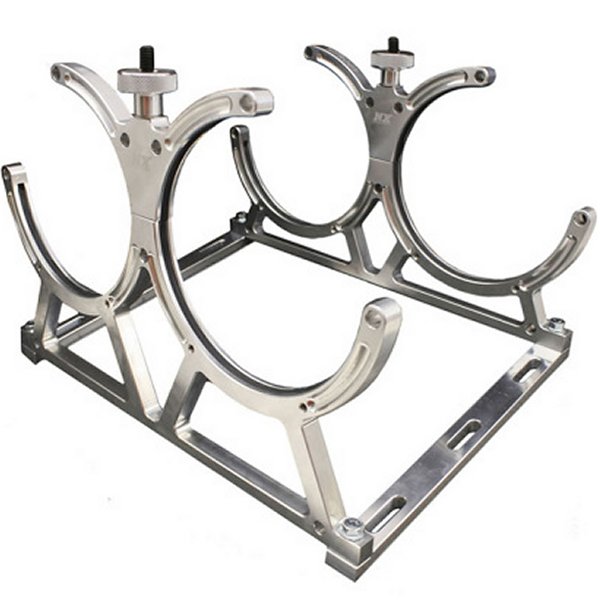 Nitrous Express Billet ブラケット for Dual 10 Or 15lb N2O Bottle