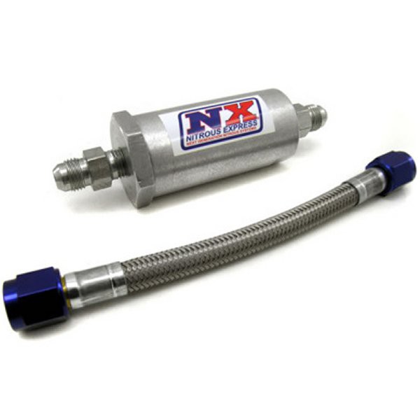 Nitrous Express 4AN Pure-Flo N2O フィルター & 7 ステンレス Hose (Lifetime Cleanable) NEX15607 WO店の通販は