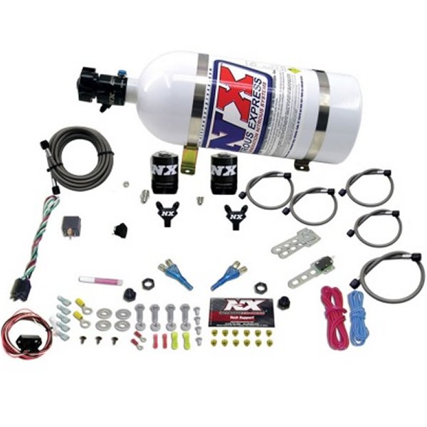 Nitrous Express 03-18 ニッサン 350Z/370Z Dual Nozzle (35-150HP) w/10lb Bottle NEX20716-10 WO店 134,963円