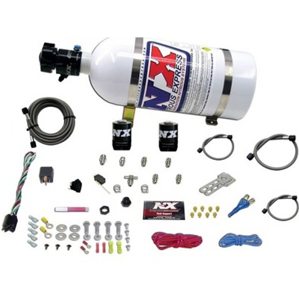Nitrous Express All Sport Compact EFI シングル Nozzle Nitrous キット (35年-50年-75HP) w/10lb ボトル NEX20923-10 WO店 114,469円