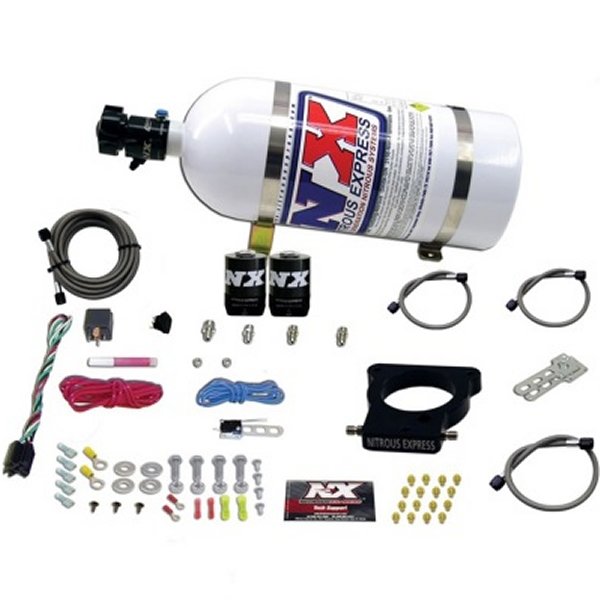 Nitrous Express GM LS 78mm 3-ボルト Nitrous Plate キット (50-350HP) w/10lb ボトル NEX20935-10 WO店 117,886円