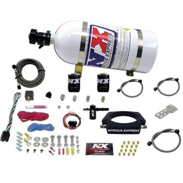 Nitrous Express 2014+ シボレー コルベット C7 Nitrous Plate Kit (50-300HP) w/10lb Bottle NEX20938-10 WO店