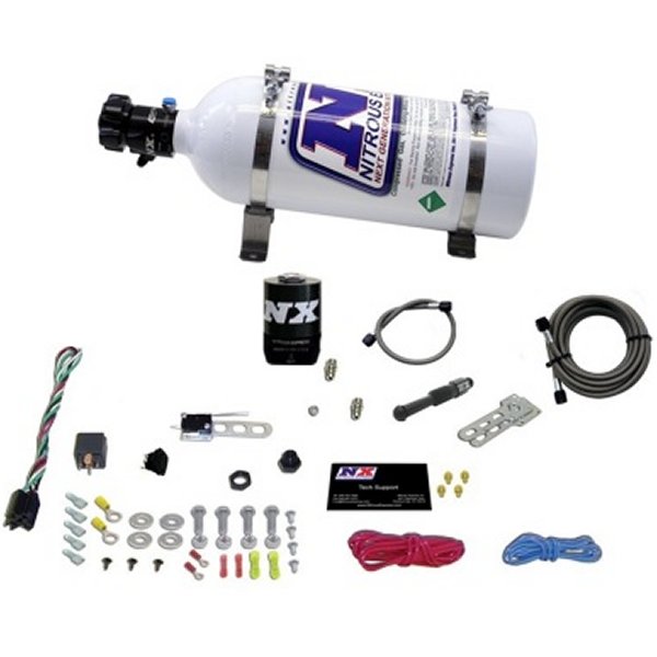 Nitrous Express Dry EFI シングル Nozzle Nitrous キット (35-150HP) w/5lb ボトル NEX21000-05 WO店