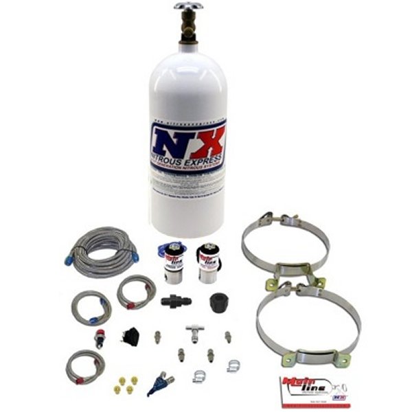 Nitrous Express Mainline EFI シングル Nozzle Nitrous キット w/10lb ボトル NEXML2000 WO店