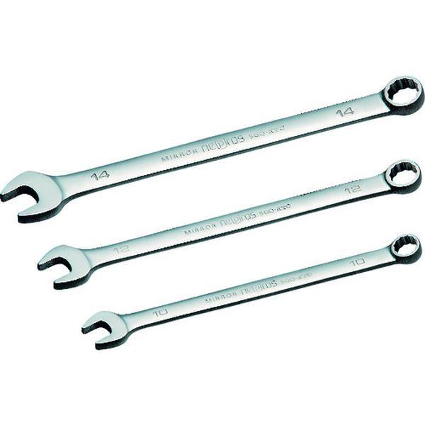 NMS2L22  コンビネーションスパナ ロングコンビネーションレンチ 二面幅22mm 全長340mm NMS2L22-TN WO店