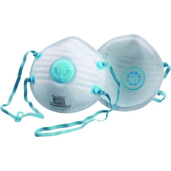 NO.1732A  使い捨て式防じんマスク DS2 排気弁付 頭掛けタイプ (20枚入) NO-1732A-TN WO店