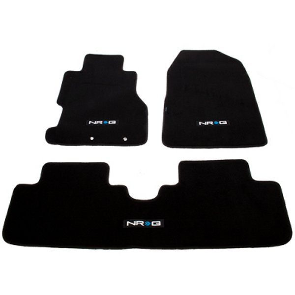 NRG フロアマット - 02-03 ホンダ Civic Si 3DR Coupe (NRG Logo) - 3pc. NRGFMR-150 WO店