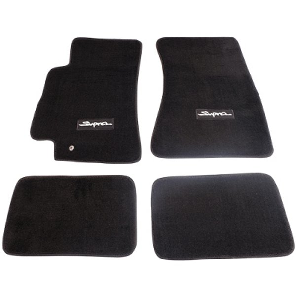 NRG フロアマット - 96-02 トヨタ Supra (Supra Logo) - 4pc. NRGFMR-300 WO店