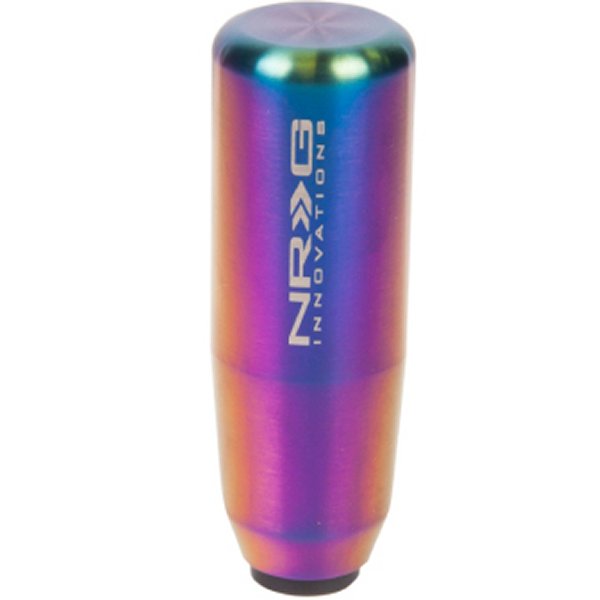 NRG Universal ショート Shifter Knob - 3.5in. Length / Heavy Weight .85Lbs. - Multi Color/Neochrome NRGSK-450MC WO店
