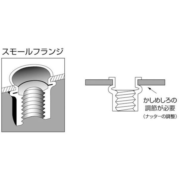 最大74%OFFクーポン 株 ロブテックス エビ ローレットナット 平頭