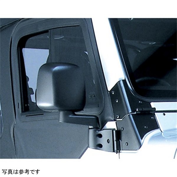 Omix Door ミラー ブラック Right- 87年-06年 ラングラー OMI11002-10 WO店
