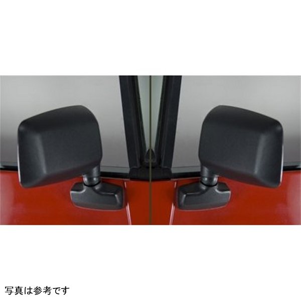 Omix Door ミラー キット ブラック- 87年-95年 ジープ ラングラー YJ OMI11002-19 WO店