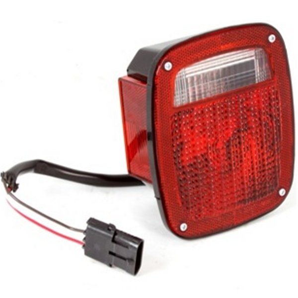 Omix Tail ライト ブラック Housing LH 87年-90年 ジープ ラングラー OMI12403-11 WO店