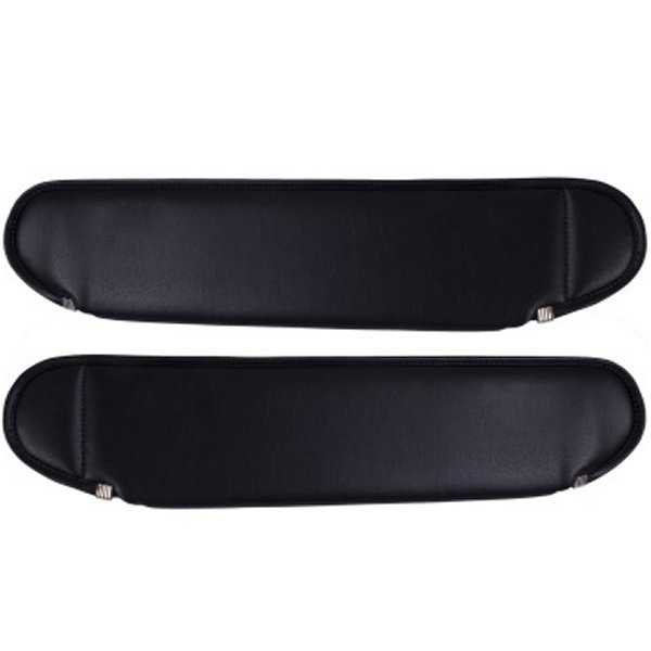 Omix リプレイスメント Sun Visors ブラック 87年-95年 ラングラー YJ OMI13312-01 WO店