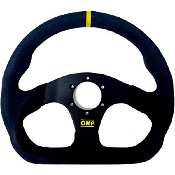 OMP Superquadro ステアリング ホイール - Small Spokes - Suede (ブラック) OMPOD0-1990-071 WO店