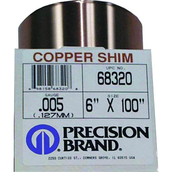 PB0.152CS68345 プレシジョンブランド社 プレシジョン 銅・ロール巻シム 板厚0.152mm PB0-152CS68345-TN WO店 18,662円