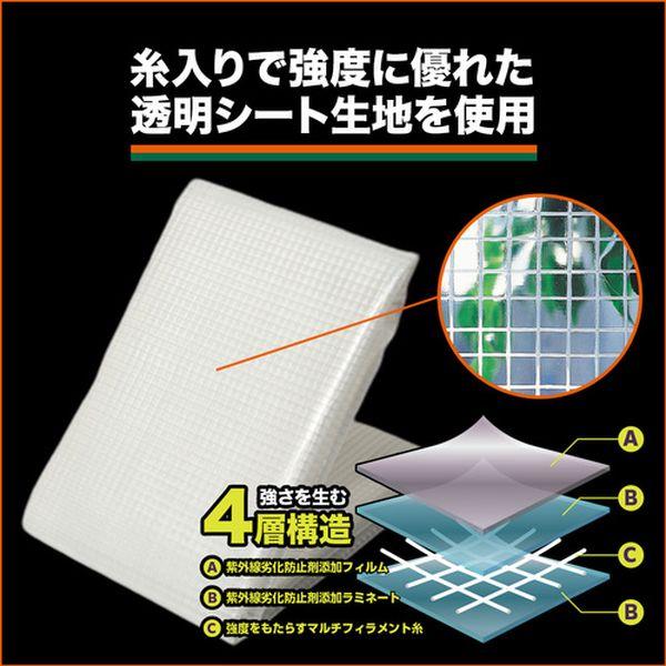 PC13A  トラスコ中山(株) TRUSCO パレットカバー 1300X1300X1300 クリア PC-13A WO店