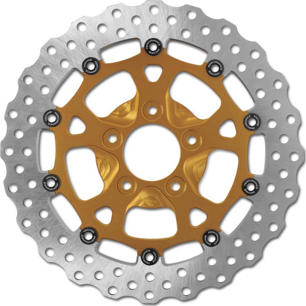 パフォーマンスマシン ブレーキローター フロント 11.8インチ X 0.20 ドミネーター ゴールドアルマイト PM1164-TR WO店