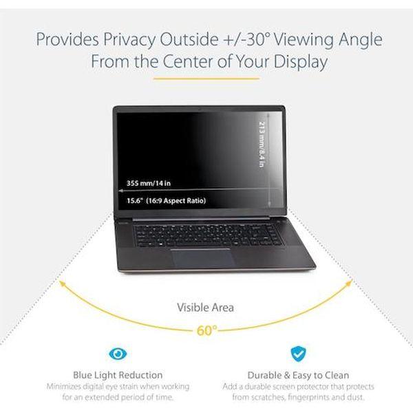 プライバシーフィルター/15インチノートPC対応/16：9アスペクト比 PRIVSCNLT15-TN WO店_2
