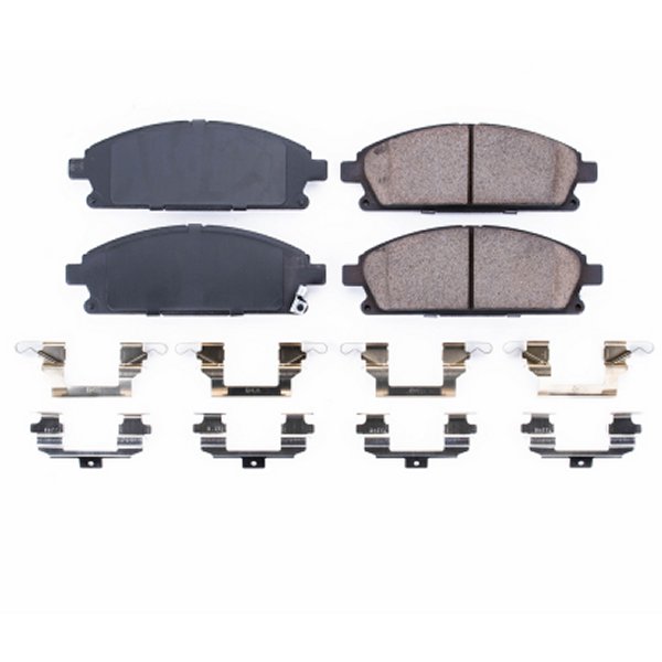 Power Stop 03-06 Acura MDX Front Z17 Evolution Ceramic Brake Pads w/Hardware psb17-691 WO店の通販は 8,071円