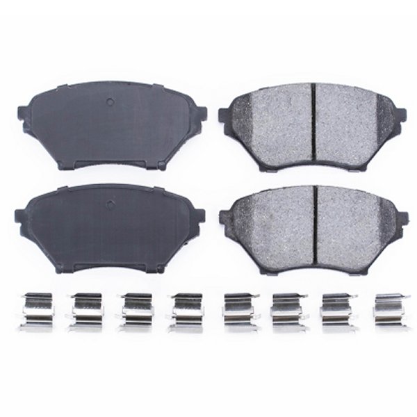 Power Stop 01年-05年 マツダ Miata フロント Z17 Evolution Ceramic ブレーキパッド w/Hardware PSB17-890 WO店
