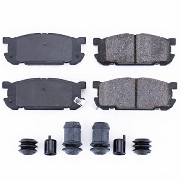 Power Stop 01年-05年 マツダ Miata リヤ Z17 Evolution Ceramic ブレーキパッド w/Hardware PSB17-891 WO店