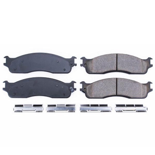 Power Stop 06年-08年 ダッジ Ram 1500 フロント Z17 Evolution Ceramic ブレーキパッド w/Hardware PSB17-965 WO店