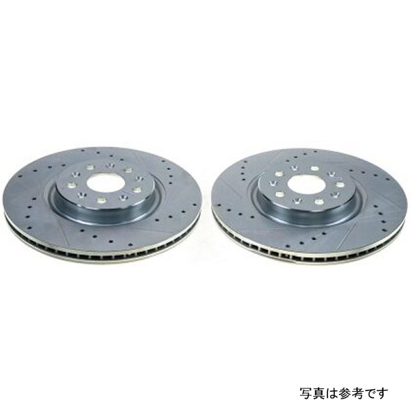 Power Stop 20-21 Chevrolet Corvette Rear Evolution Drilled & Slotted Rotor - Pair PSBAR82203XPR WO店