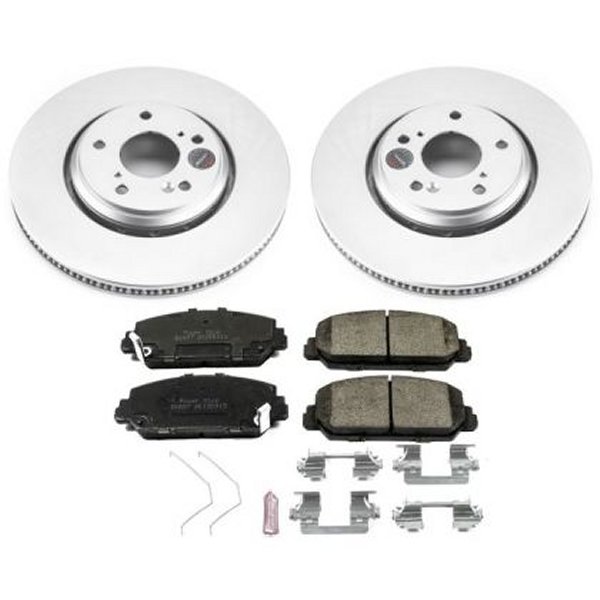 Power Stop 17年-18年 Acura ILX フロント Z17 Evolution Geomet Coated ブレーキ キット PSBCRK7347 WO店