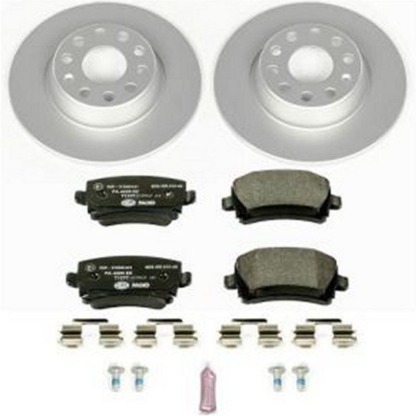 Power Stop 06年-09年 アウディ A3 リヤ Euro-Stop ブレーキ キット PSBESK2261 WO店