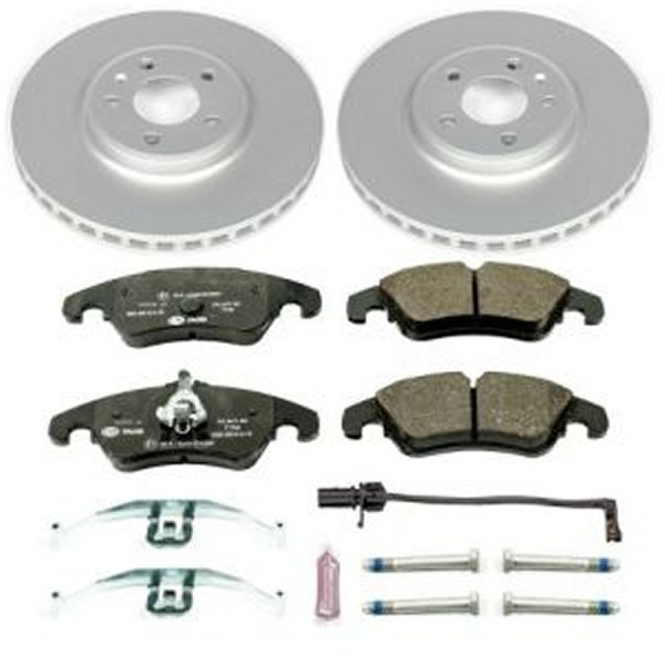 Power Stop 09年-11年 アウディ A4 フロント Euro-Stop ブレーキ キット PSBESK5752 WO店