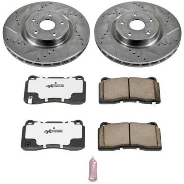 Power Stop 05年-14年 スバル Impreza フロント Z26 Street Warrior ブレーキ キット PSBK131-26 WO店