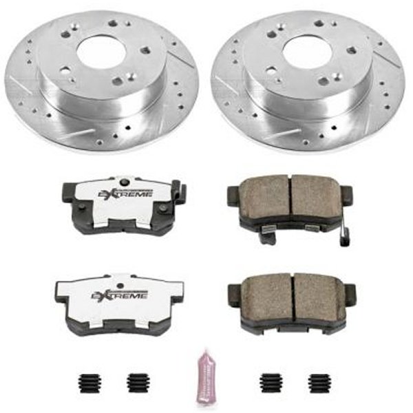 Power Stop 97年-01年 Acura Integra リヤ Z26 Street Warrior ブレーキ キット PSBK2270-26 WO店