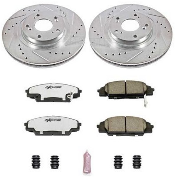 Power Stop 02年-06年 Acura RSX フロント Z26 Street Warrior ブレーキ キット PSBK2439-26 WO店