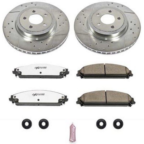 Power Stop 05年-19年 Chrysler 300 フロント Z26 Street Warrior ブレーキ キット PSBK2560-26 WO店