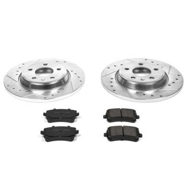 Power Stop 09年-16年 アウディ A4 リヤ Z23 Evolution Sport ブレーキ キット PSBK4745 WO店