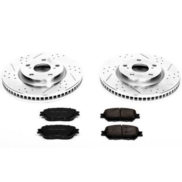 ヲ Power Stop 2006 Lexus GS300 Front Z23 Evolution Sport Brake